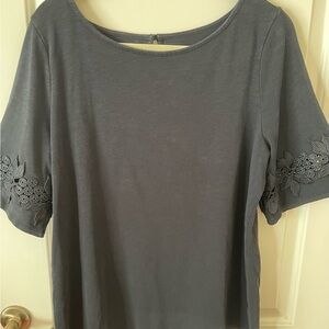 Elegant Gray Women's Top